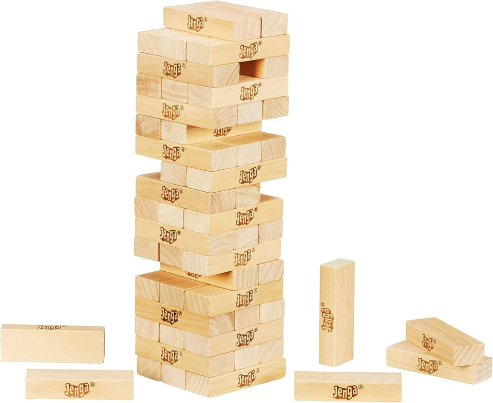 Jenga Wooden Blocks Stacking Tumbling Tower Game