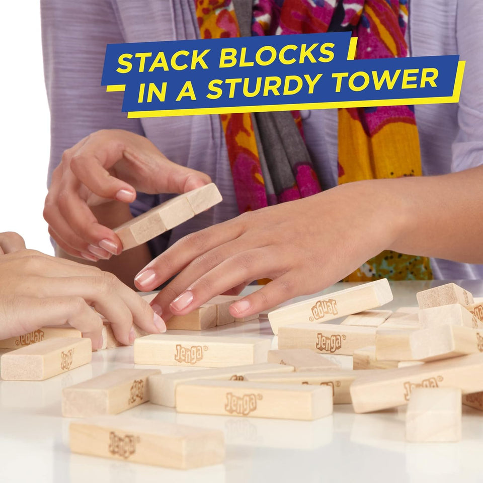 Classic Jenga Game The Original Wood Block