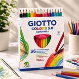 Watercolor Colors Pencils Set