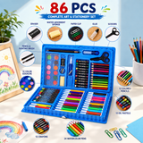 Kids Art Coloring Kit 86 Pieces