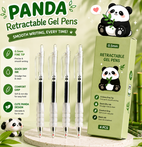 Panda Soft Grip Transparent Erasable Gel Pens