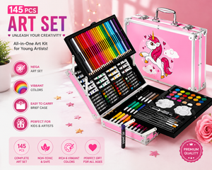 Deluxe Art Set in Aluminum Briefcase