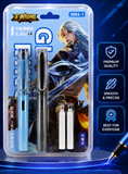 Dual Fountain Pen Set with 2 Ink Refills