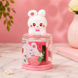 Cute Strawberry Rabbit Stationery Gift Set – Kawaii Desk & School Supplies Organizer