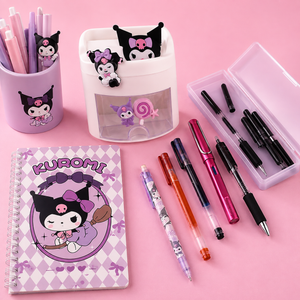 Aesthetic and cute Character Desk setup