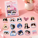 Cute Cat Stickers 30 Pcs – Kawaii Animal Sticker Pack for Journals & Crafts