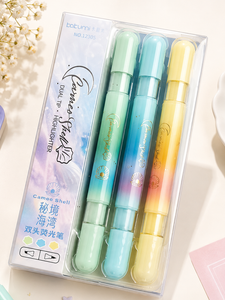 Pastel Dual-Tip Highlighter Set