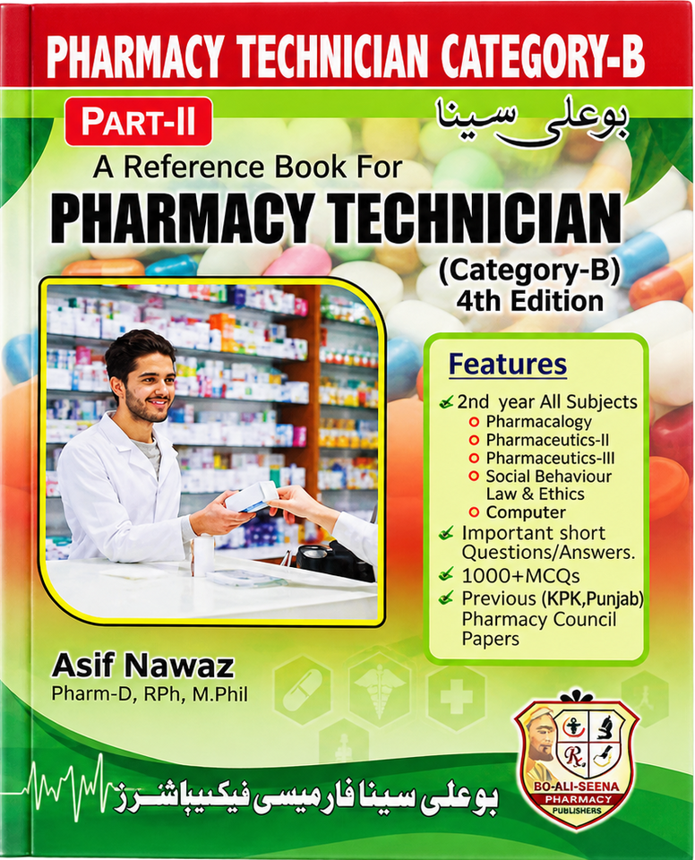 Pharmacy Technician Category-B Part-II by Asif Nawaz