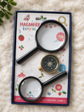 Kids Magnifying Glass & Compass Exploration Set