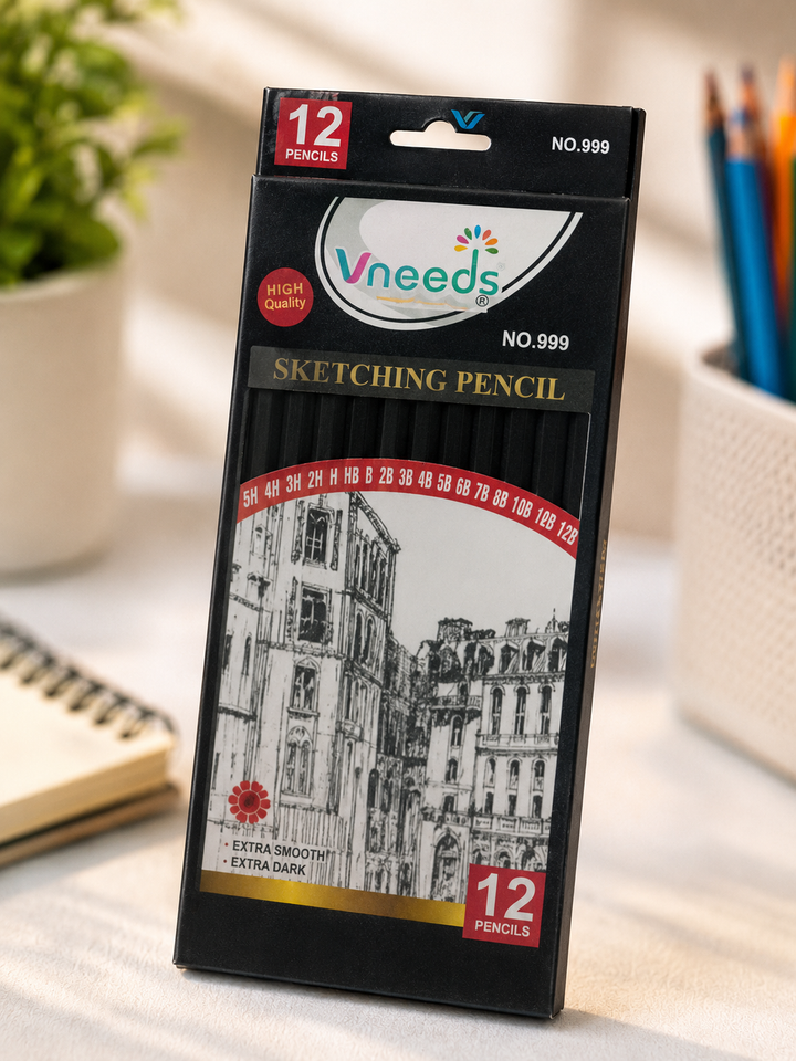 Sketching Pencils – 12 Pieces