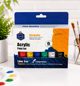 Acrylic Paint Set – 6 Colors × 30ml
