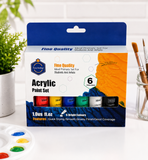 Acrylic Paint Set – 6 Colors × 30ml