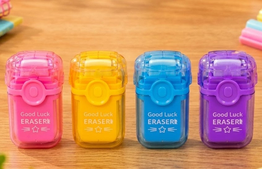 Cute Roller Eraser with Shaving Cleaner for Kids