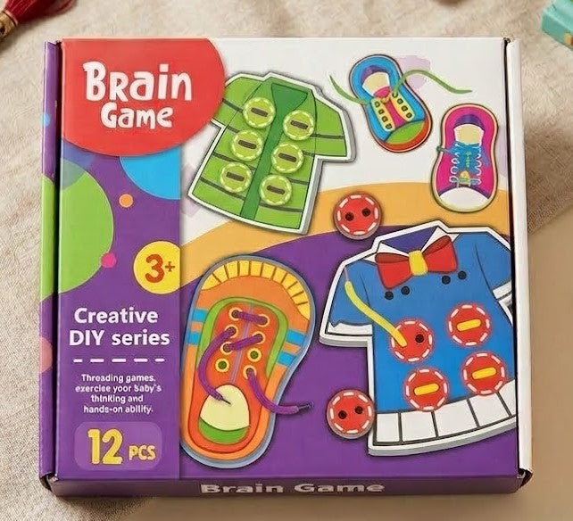 Kids Creative DIY Threading Game Set
