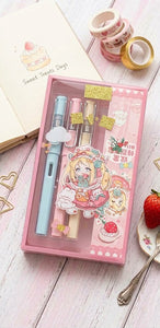 Anime Character Fountain Pen Set