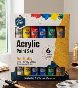 6-Piece Acrylic Paint Set for Artists & Students