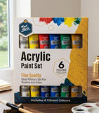 6-Piece Acrylic Paint Set for Artists & Students