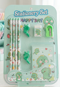 Kids Cute Dinosaur Stationery Set