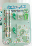Kids Cute Dinosaur Stationery Set