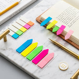 Vibrant Strip Page Index Tabs – Writable Removable Adhesive Annotation Markers for Books and Documents