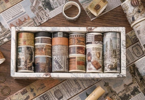 Multicolor Decorative Craft Tape Box Set (18 Rolls)