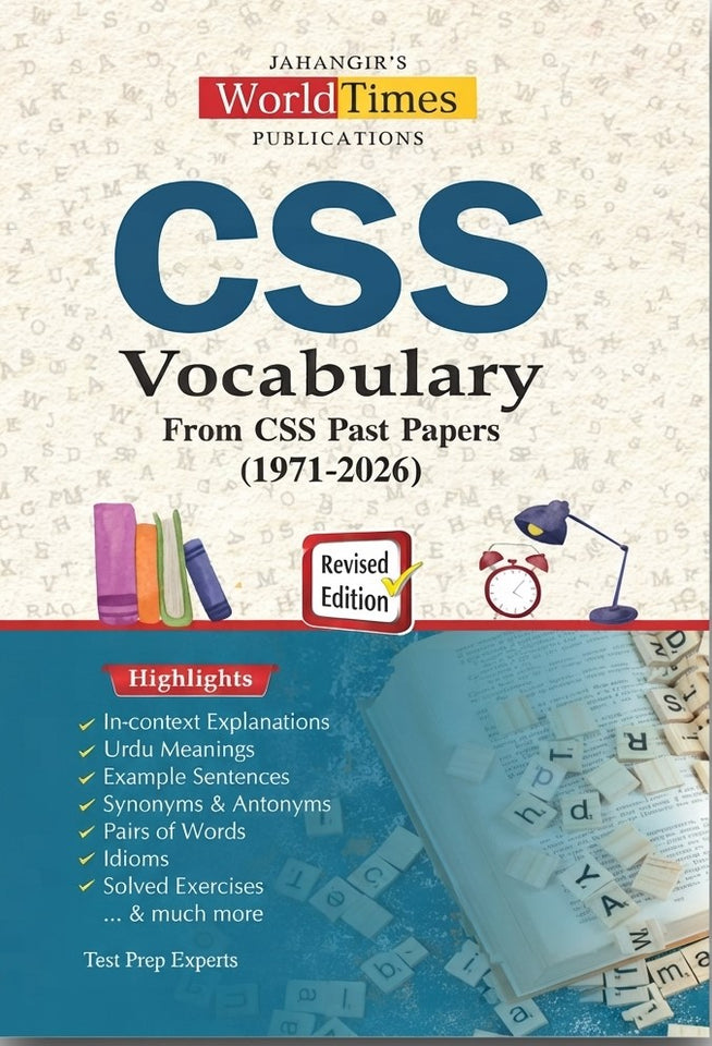 CSS Vocabulary From Past Papers 1971 To 2026 Revised Edition
