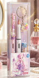 Kawaii Anime Princess Fountain Pen & Keychain Gift Set