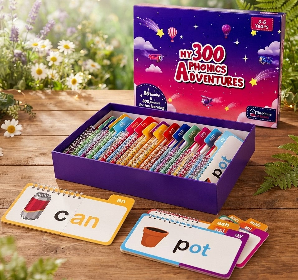 Kids Phonics Learning Box Set – 30 Educational Reading Books for Early Readers