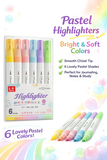 6 Pastel Highlighter Set