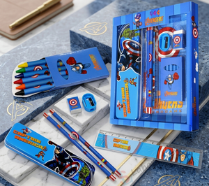 Captain America Kids Stationery Set
