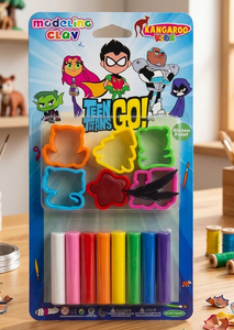 Kids Modeling Clay Set with Fun Shape Cutters