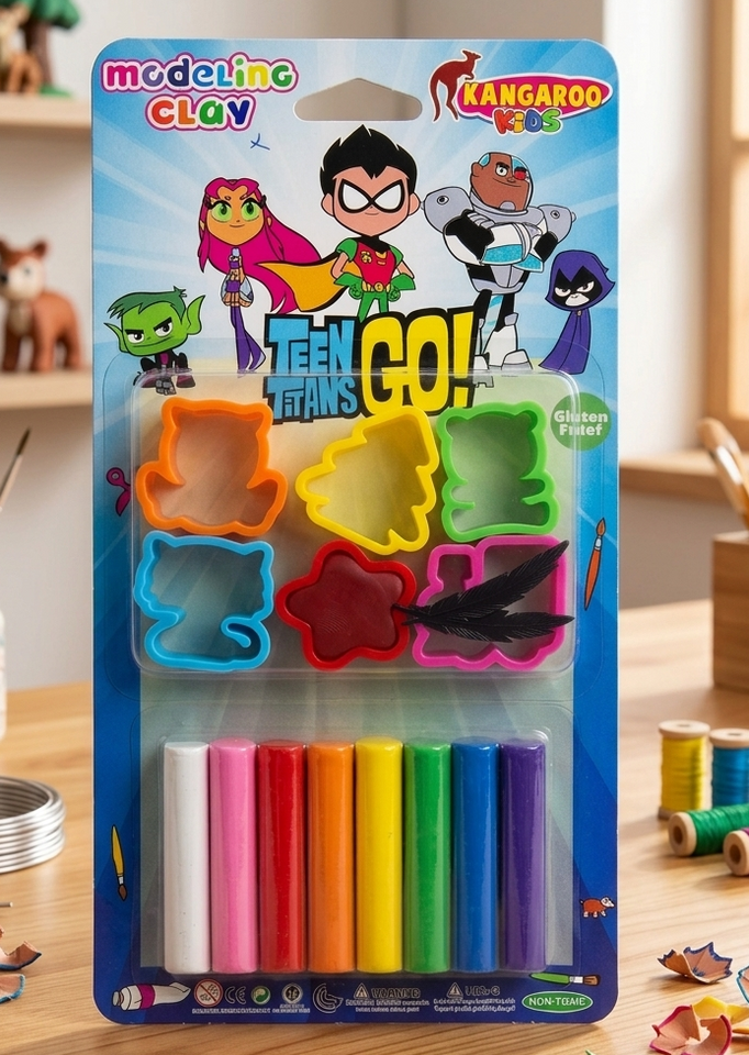 Kids Modeling Clay Set with Fun Shape Cutters