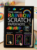 Rainbow Scratch Paper Note