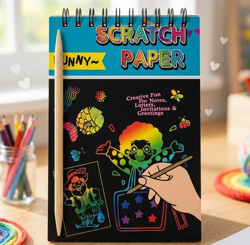 Sunny Scratch Paper Notebook