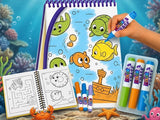 Under the Sea Reusable Activity Pad with Markers