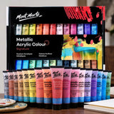Metallic Acrylic Paint Set (24 Colors x 36ml)